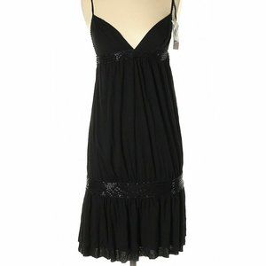 NWT Guess Women Black Dress Xs $112